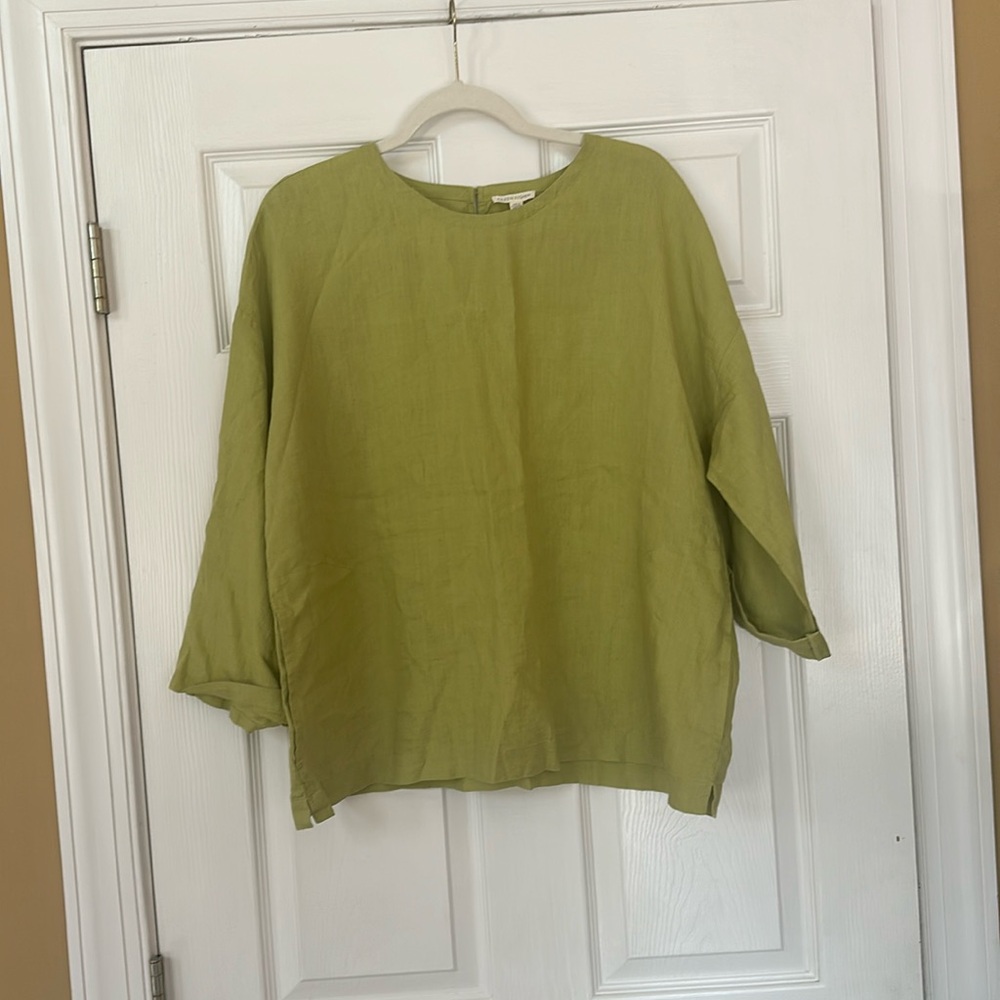 NWOT Eileen Fisher 100% Linen tunic